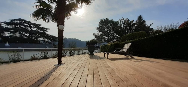 Terrasse Kebony - Collonges au Mont d'Or, Lyon, BCR