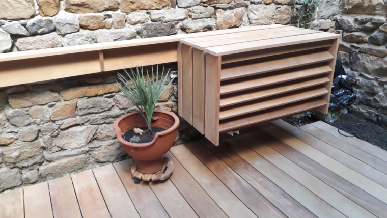 Réalisation d'une terrasse bois sur mesure à Lyon